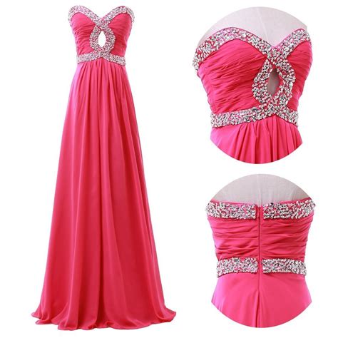 Women Long Chiffon Formal Evening Party Ball Gown Prom Bridesmaid