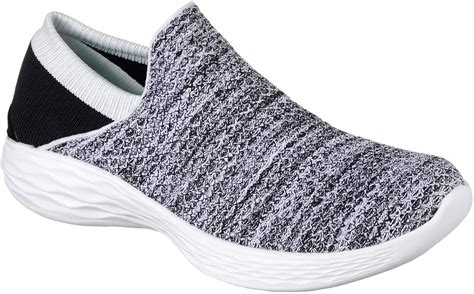 Skechers You White Black 14951 Wbk Womens Trainers Humphries Shoes