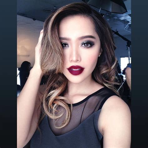 Michelle Phan Hair Highlights Berry Lips Makeup Lip Makeup Makeup
