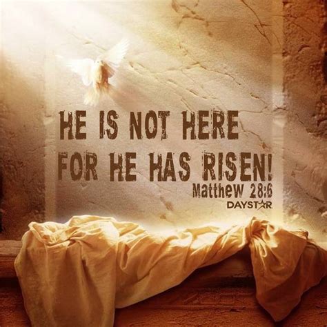 Matthew 286 He Has Risen Resurrection Day Bible Verses