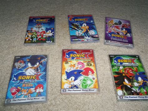 All Sonic X Episodes On Dvd By Crush40queen On Deviantart