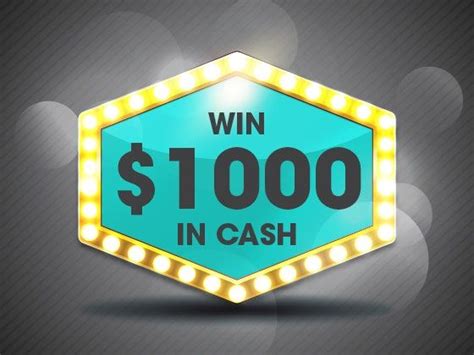Odds of winning contest depend on number of participants from this state and other states. $1000 Cash November 2017 sweepstakes | Sweepstakes, Win ...