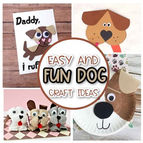 Dog Crafts For Kids To Make At Home Craft Play Learn
