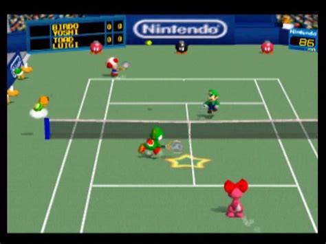 mario tennis screenshots for nintendo 64 mobygames