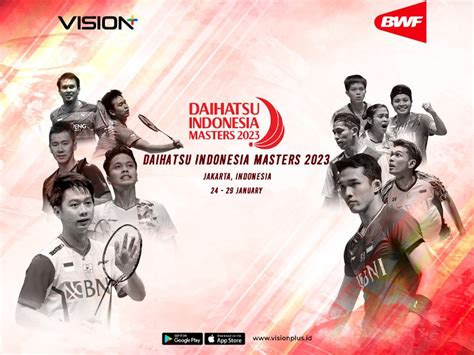 Link Live Streaming Bwf Indonesia Masters Di Vision Gratis Simak