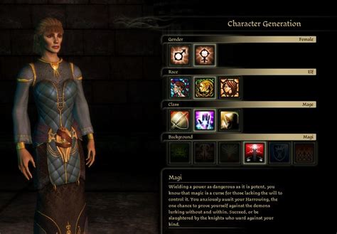 Dragonchasers » Character Creator: Gender, Race, Class and ...