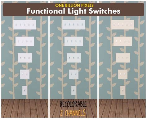 Functional Light Switches Sims 4 Game Sims 4 Custom Content Sims 4