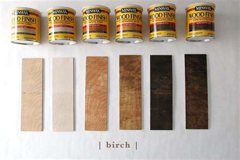 How Six Different Stains Look On Five Popular Types Of Wood Minwax Blog