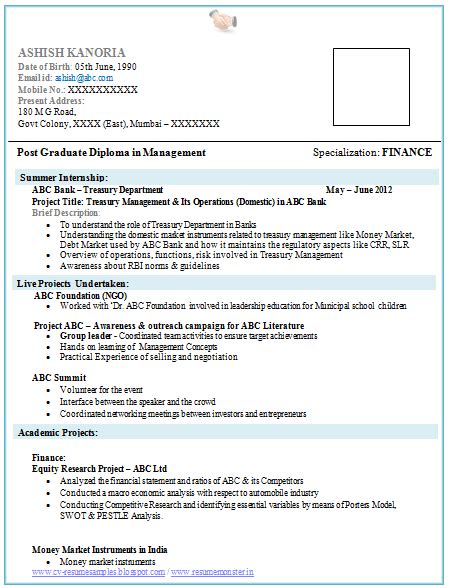 Will u please free pdf fresher mba finance financial to my mail id. Over 10000 CV and Resume Samples with Free Download: MBA ...