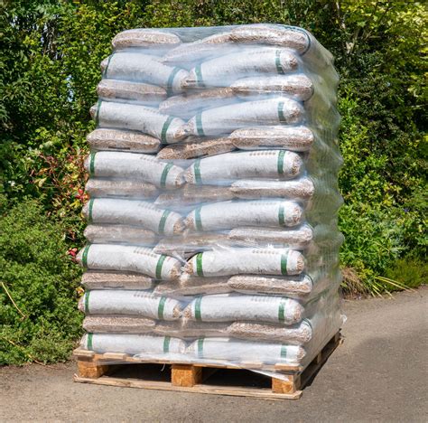 Pallet Of Woodlets Pellets 96 X 10kg Bags Pentland Biomass