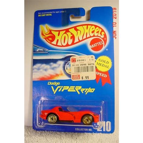 Dodge Viper Rt10 Red Guh 164 210 1992 Hot Wheels Bp A Wheels For