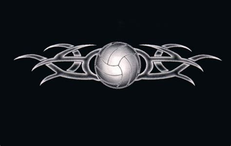 Bff tattoos couple tattoos tattoos flame tattoos volleyball drawing volleyball tattoos infinity tattoo tattoo designs mommy tattoos. Cool Retro Volleyball Tribal Tattoo Design Short Sleeve ...