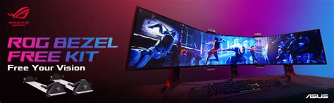 ASUS ABF ROG Bezel Free Kit ABF Universal Multi Monitor Setup With Optical Micro Structures