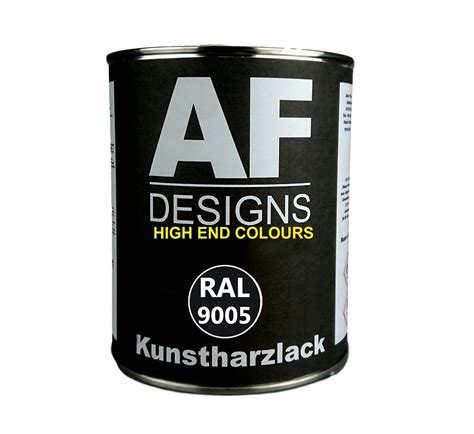 Liter Kunstharz Lack Buntlack Kunstharzlack Ral Tiefschwarz