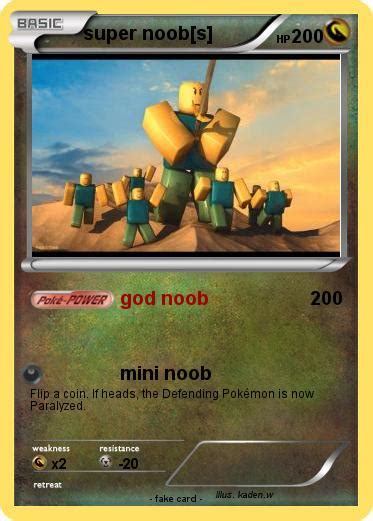 Pokémon Super Noob S God Noob My Pokemon Card