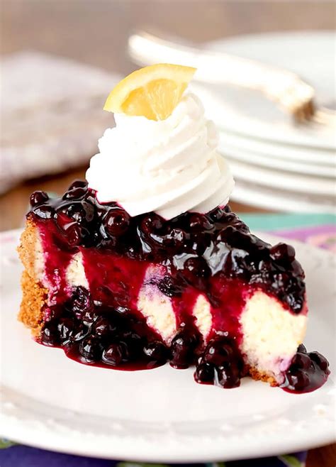 Lemon Blueberry Cheesecake Artistic Culinary Inside Pub