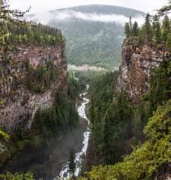 From The Top Of A Water Fall At Wells Gray Provincial Park