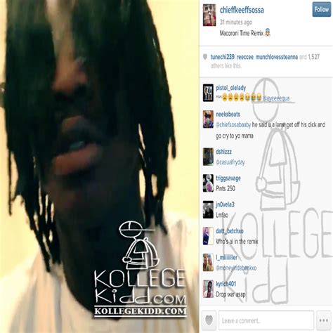 Chief Keef Teases ‘macaroni Time Remix Welcome To