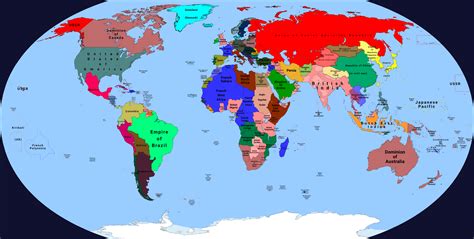 World In 1933 Rimaginarymaps