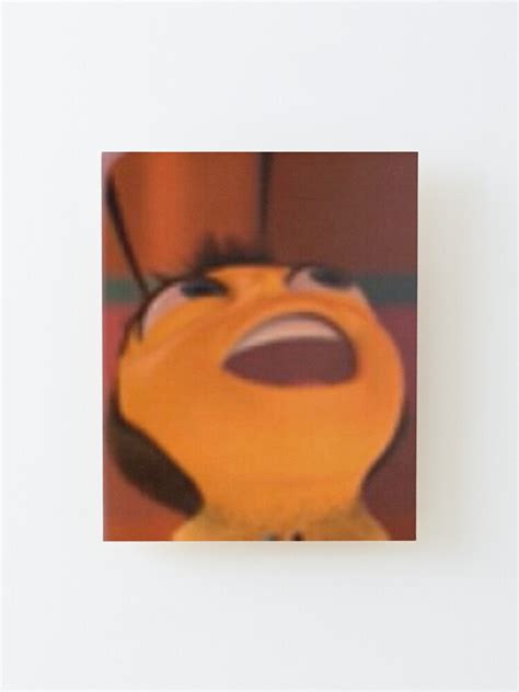 Barry Benson Bee Movie Meme Mounted Print For Sale By Amemestore
