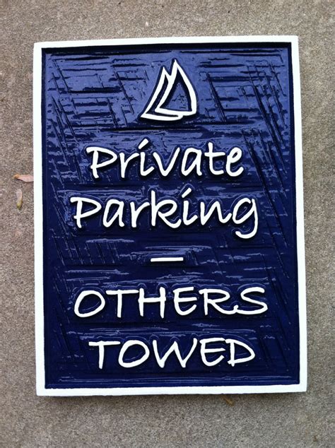 Business Custom Parking Lot Signs The Carving Company