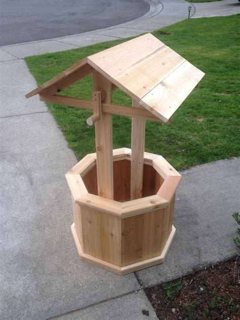 How To Make A Wooden Garden Wishing Well Wishing Well All Scrap