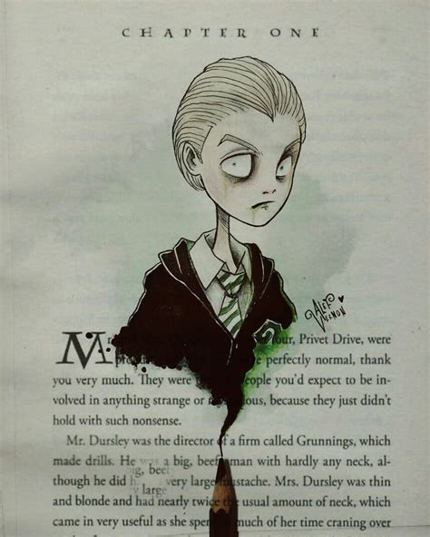 Maybe an 8th year au because epilogue. Draco Malfoy by Alef Vernon Tim Burton inspired | Creativity | Pinterest | Draco malfoy, Tim ...