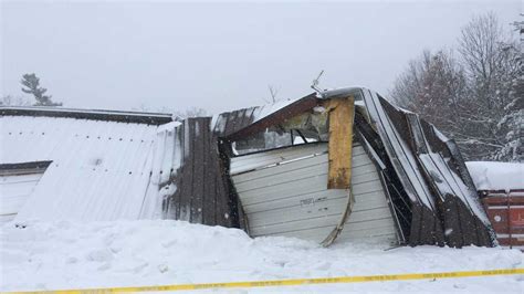 Roofs Collapse Under Weight Of New Snow