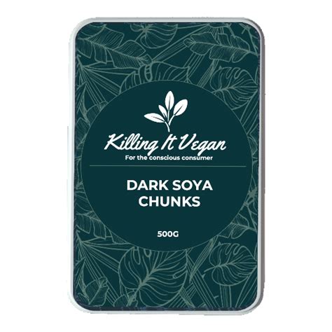 Dark Soya Chunks 500g Killing It Vegan