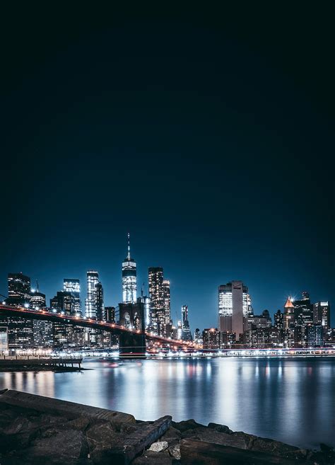 1920x1080px 1080p Free Download Night City City Lights Bridge