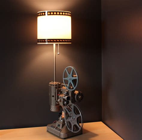 Home Theater Decor 35mm Film Lamp Shade Option For Movie Projector Table Lamp Home Theater