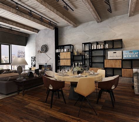 Rustic Industrial Design Interior Design Ideas