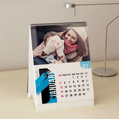 Personalized Desk Calendar For New Year 2020 Tsend Home And Living