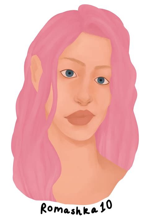 Pink Hair Girl By Romashka10 On Deviantart