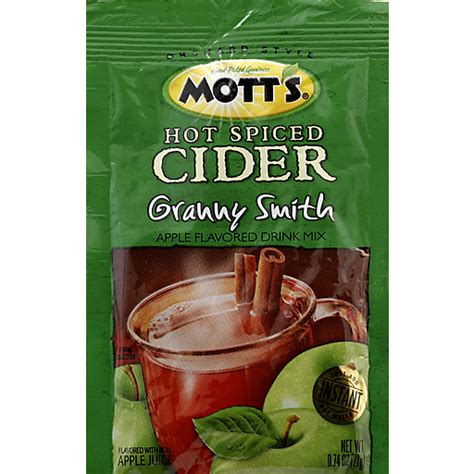 Motts Orchard Style Drink Mix Apple Flavored Hot Spiced Cider Granny Smith Hot Cocoa