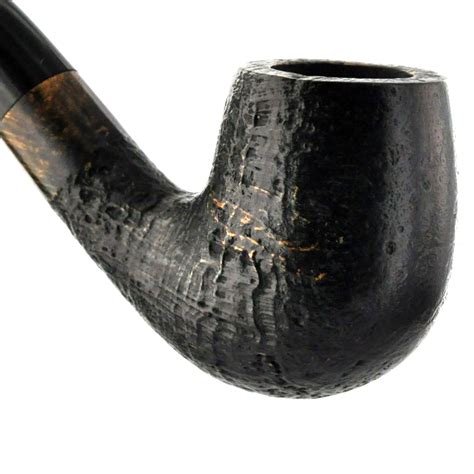 Rustic Briar Billiard Tobacco Pipe 34 Bend By Paykoc Brp10018 Paykoc