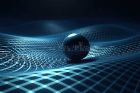 Gravity Planet Earth Gravitational Waves Concept Physical And