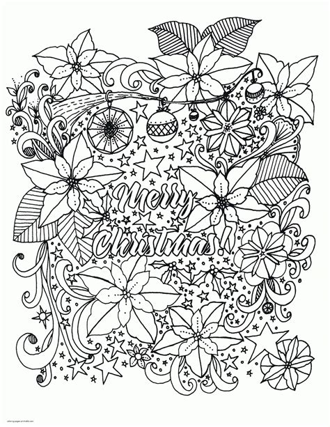Get This Adult Christmas Coloring Pages to Print Merry Christmas ndl5