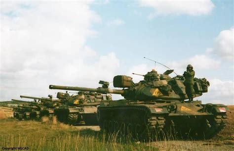 Us M 60 Tanks Of The 3rd Armored Cavalry Regiment Exercise Reforger