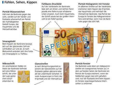 Angeblich fälschungssicher So sieht der neue 50 Euro Schein aus