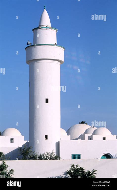 Tunisia Djerba Mosque In Houmt Souk Stock Photo Alamy