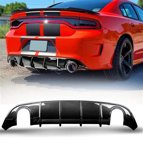 Buy Rear Diffuser V3 Style Compatible With 2015 2023 Dodge Charger Srt