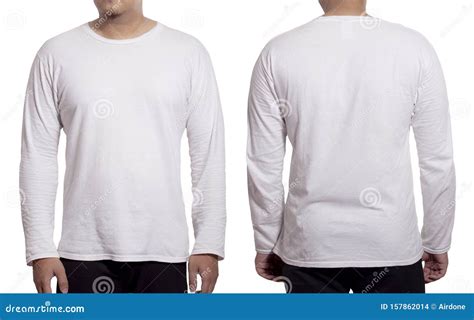 411 Womens Long Sleeve T Shirt Mockup Front View Popular Mockups