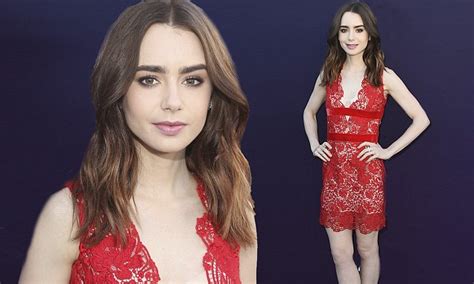 Lily Collins Attends La Women In Entertainment Breakfast Daily Mail