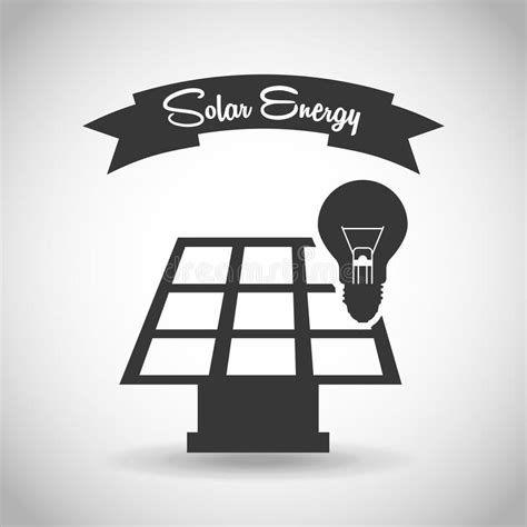 Solar Energy Design Stock Vector Illustration Of Electrical 64056660