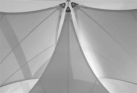 Detail Of A Fabric Tensile Roof Stock Photo Image Of Curved Awning