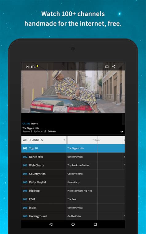This includes updates, ad removal, and so many other cool enhancements. Pluto TV - Android Apps on Google Play