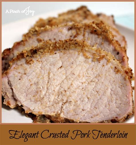 Bacon pork pork tenderloin dinner party low carb apples fruit. Elegant Crusted Pork Tenderloin | | A Pinch of Joy