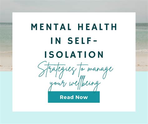 Mental Health In Self Isolation How To Manage Your Wellbeing In Isolation