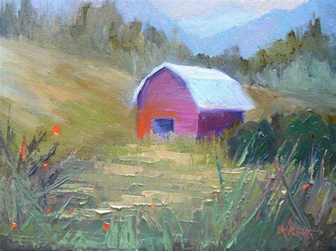 Carol Schiff Daily Painting Studio Farmhouse Wall Decor Barn
